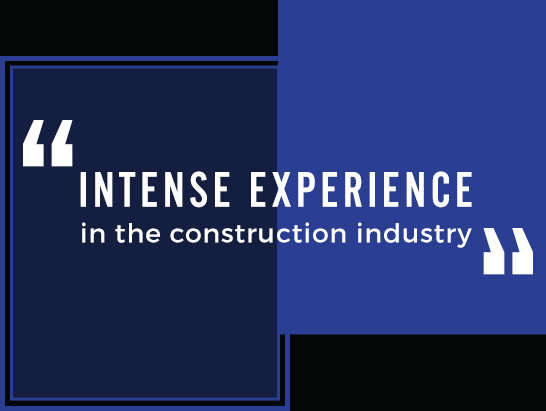 Intense Experience in the construction company quote 